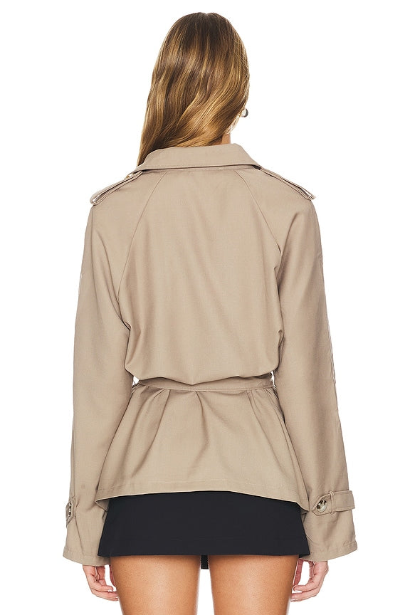 Lioness Cropped Trencherous Coat