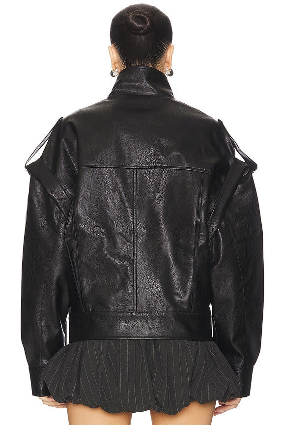 Lioness Madame Bomber Jacket in Onyx
