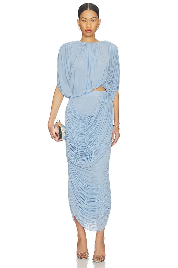 Magda Butrym Draped Midi Skirt