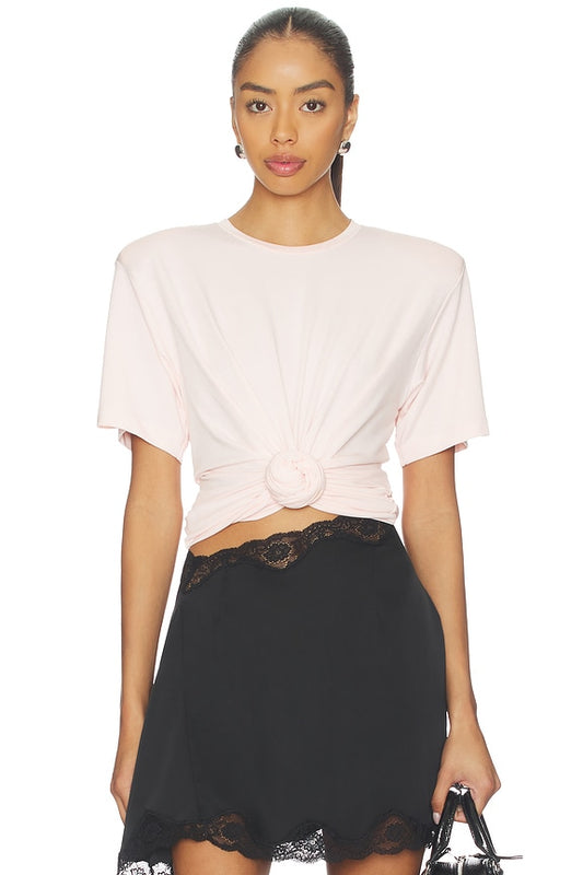 Magda Butrym Tie Front T-Shirt