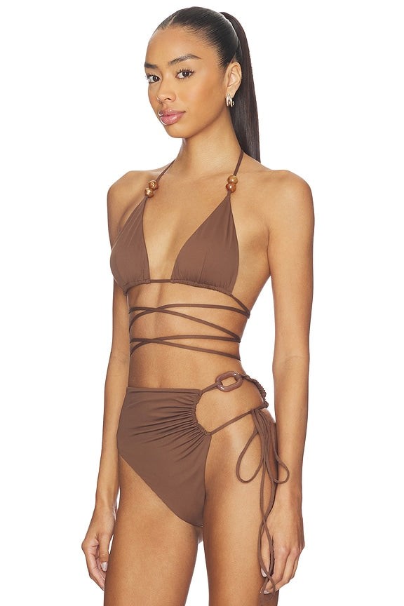 Magda Butrym Triangle Bikini Top