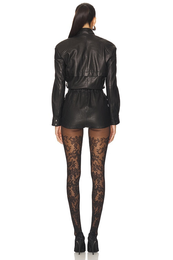 Magda Butrym Leather Romper