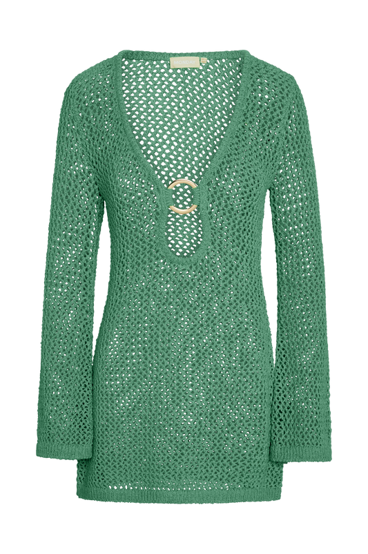 Monday Swimwear MONTEGO MINI DRESS - POND PETIT CROCHET