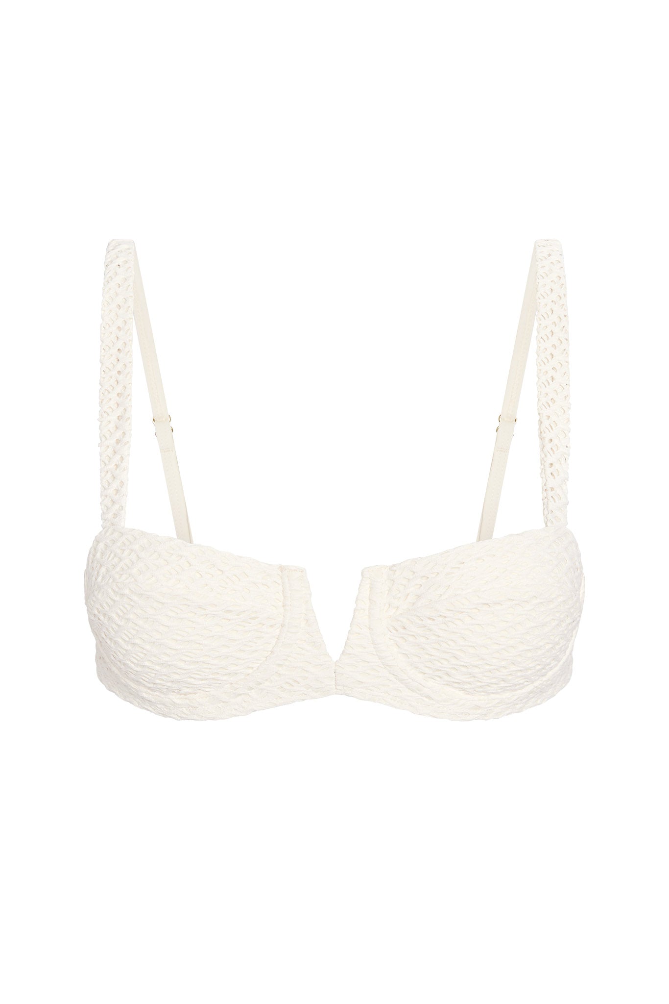 Monday Swimwear CLOVELLY TOP - IVORY CROCHET