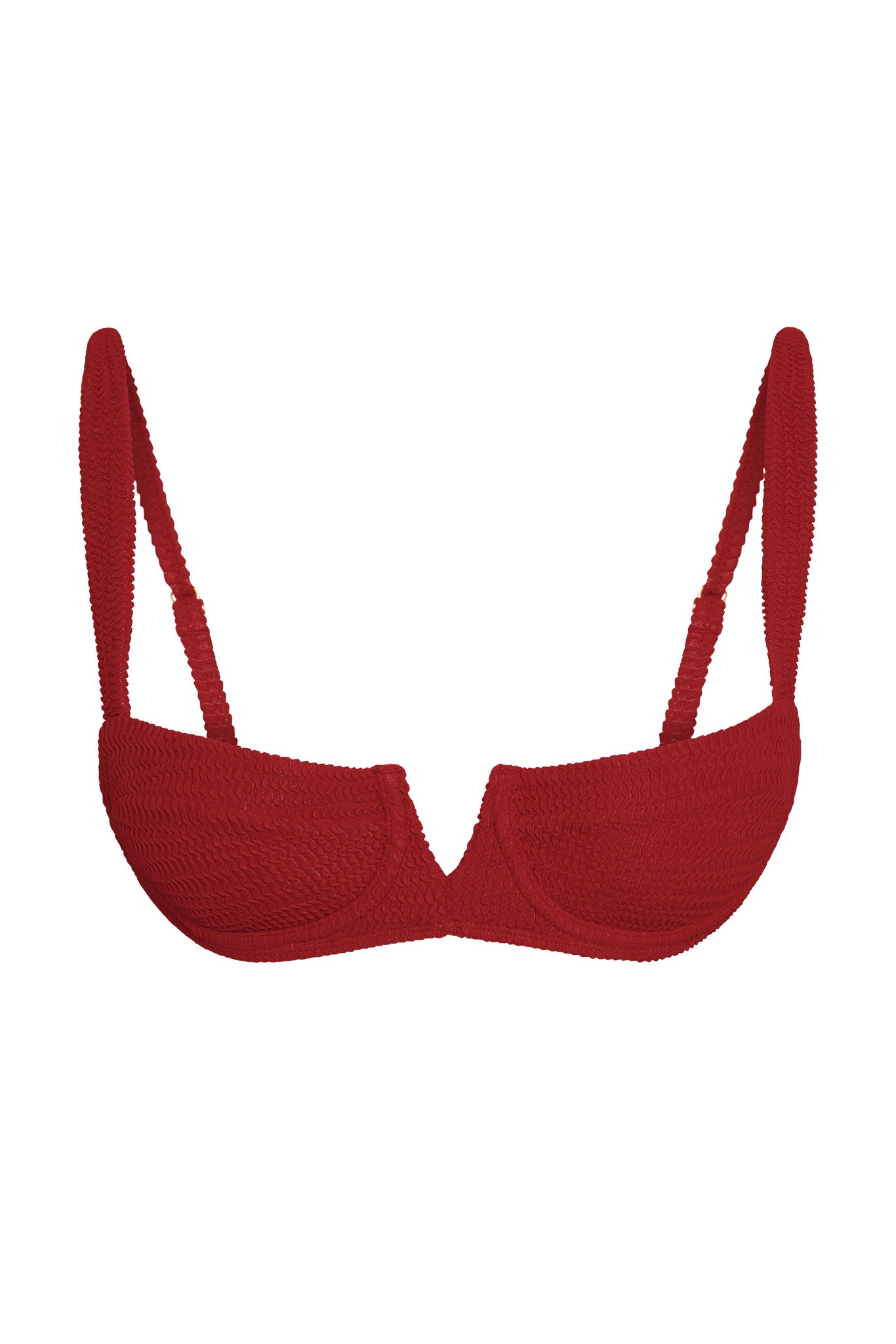 Monday Swimwear CLOVELLY TOP - CHERRY CRINKLE