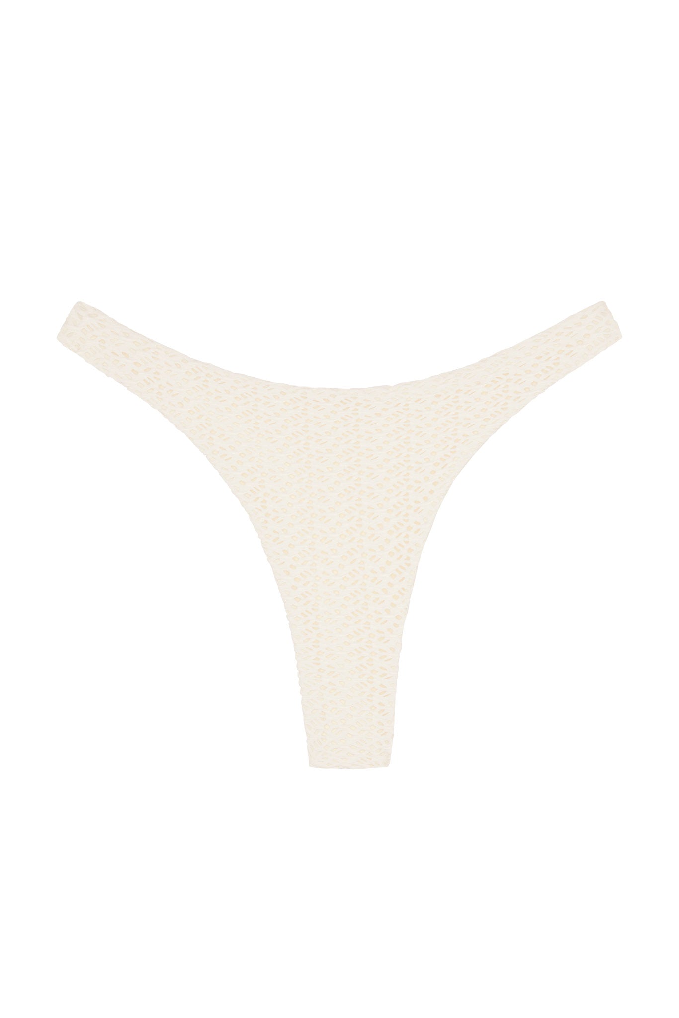 Monday Swimwear TAMARAMA BOTTOM - IVORY CROCHET