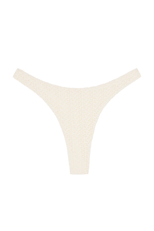 Monday Swimwear TAMARAMA BOTTOM - IVORY CROCHET