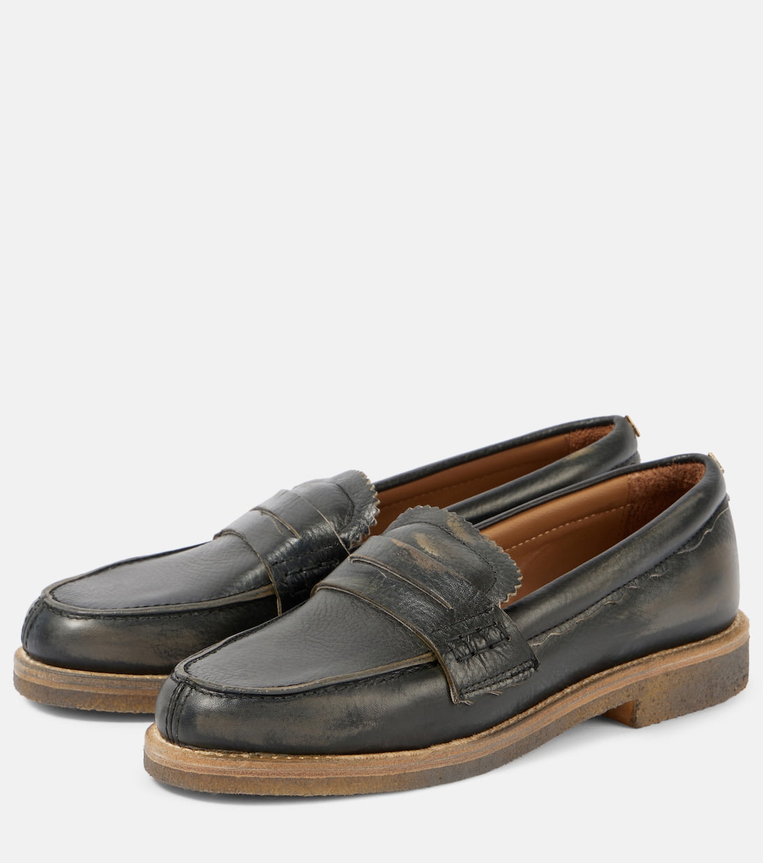 Golden Goose Jerry leather penny loafers