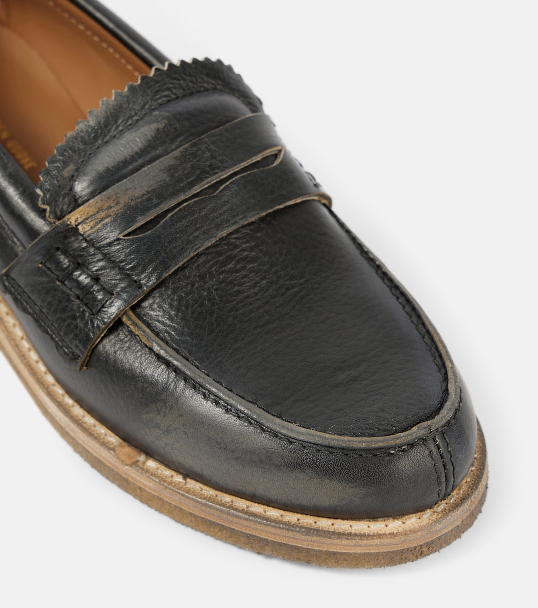 Golden Goose Jerry leather penny loafers
