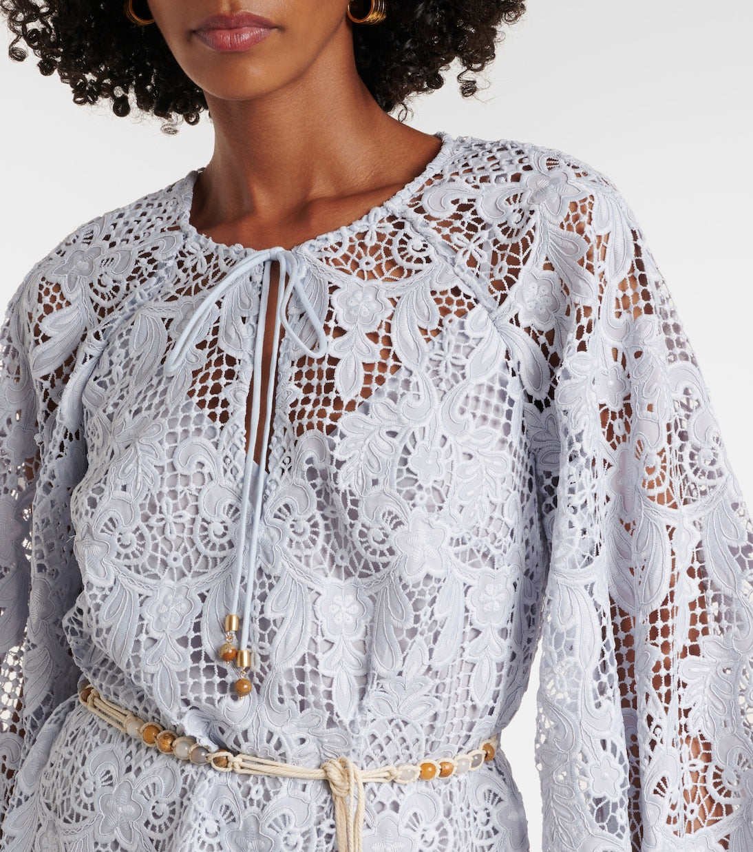 Zimmermann Belted lace mini dress