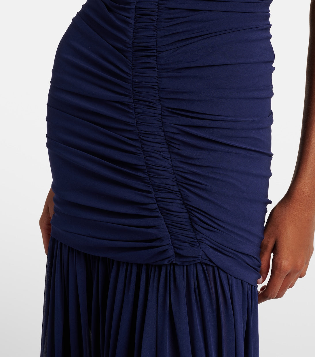 Christopher Esber Orion ruched halterneck gown