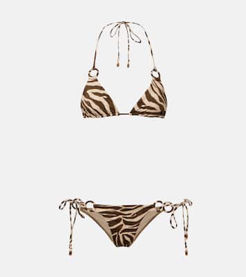 Zimmermann Wanderlust Printed Bikini