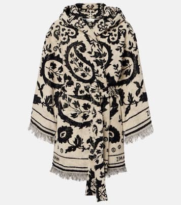 Zimmermann Wanderlust Cotton Terry Wrap rRobe