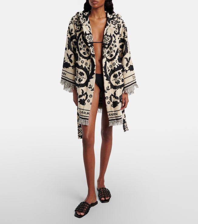 Zimmermann Wanderlust Cotton Terry Wrap rRobe