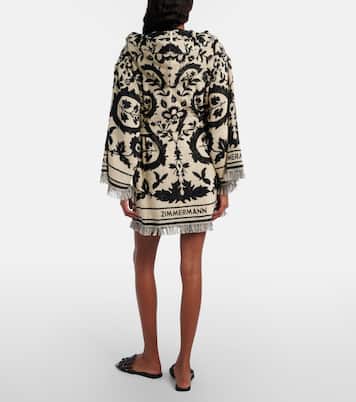 Zimmermann Wanderlust Cotton Terry Wrap rRobe