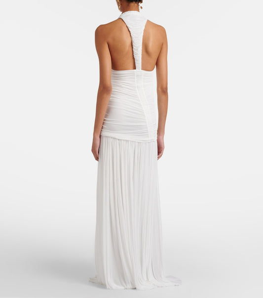 Christopher Esber Bridal Orion ruched halterneck gown