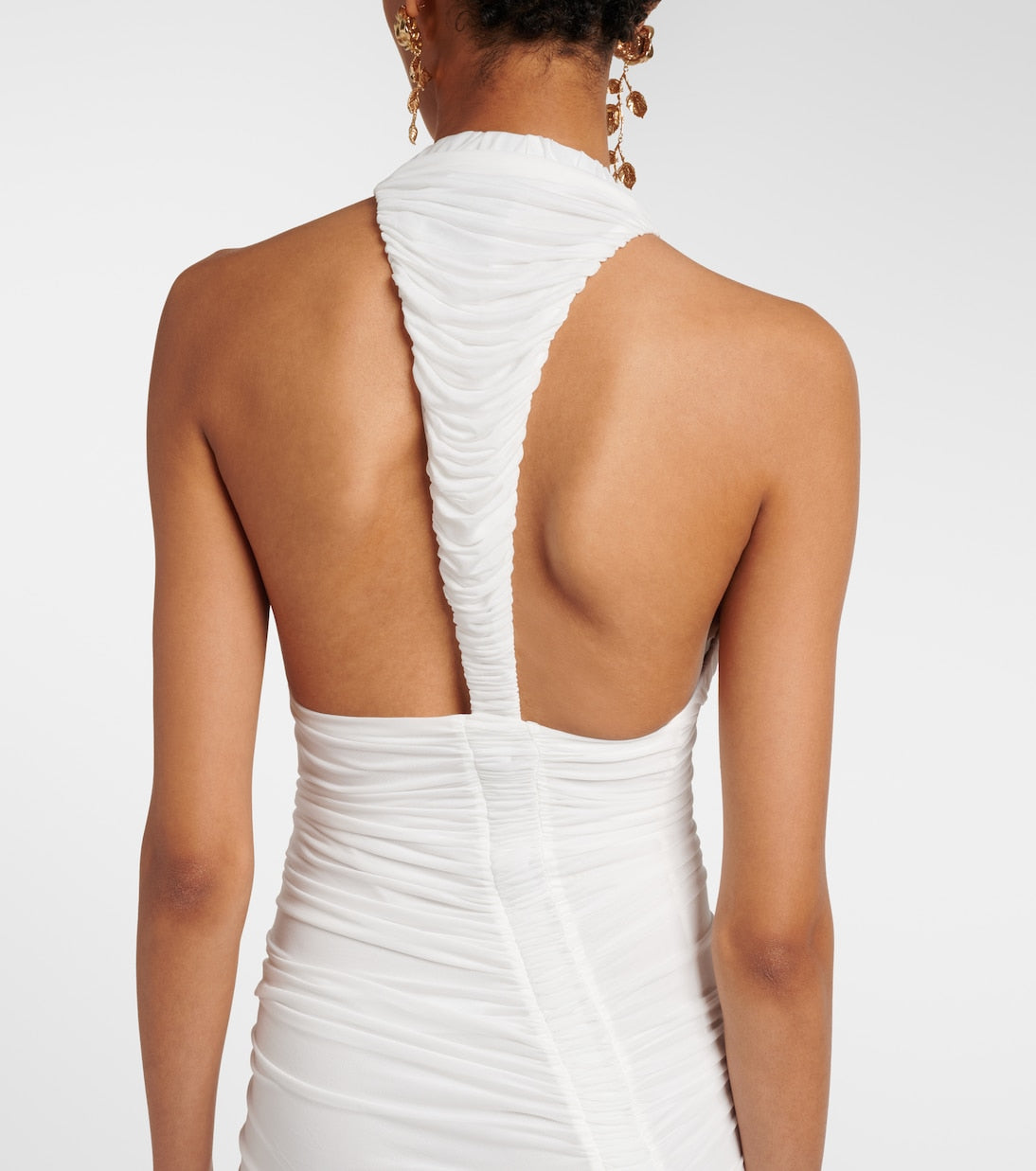 Christopher Esber Bridal Orion ruched halterneck gown