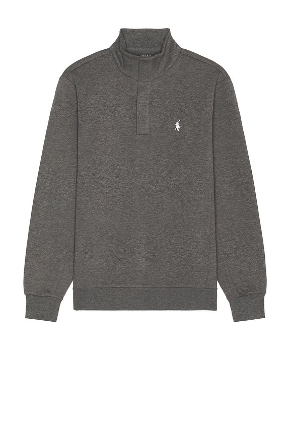 Polo Ralph Lauren Long Sleeve Double Knit Tech Snap Mocknock Pullover
