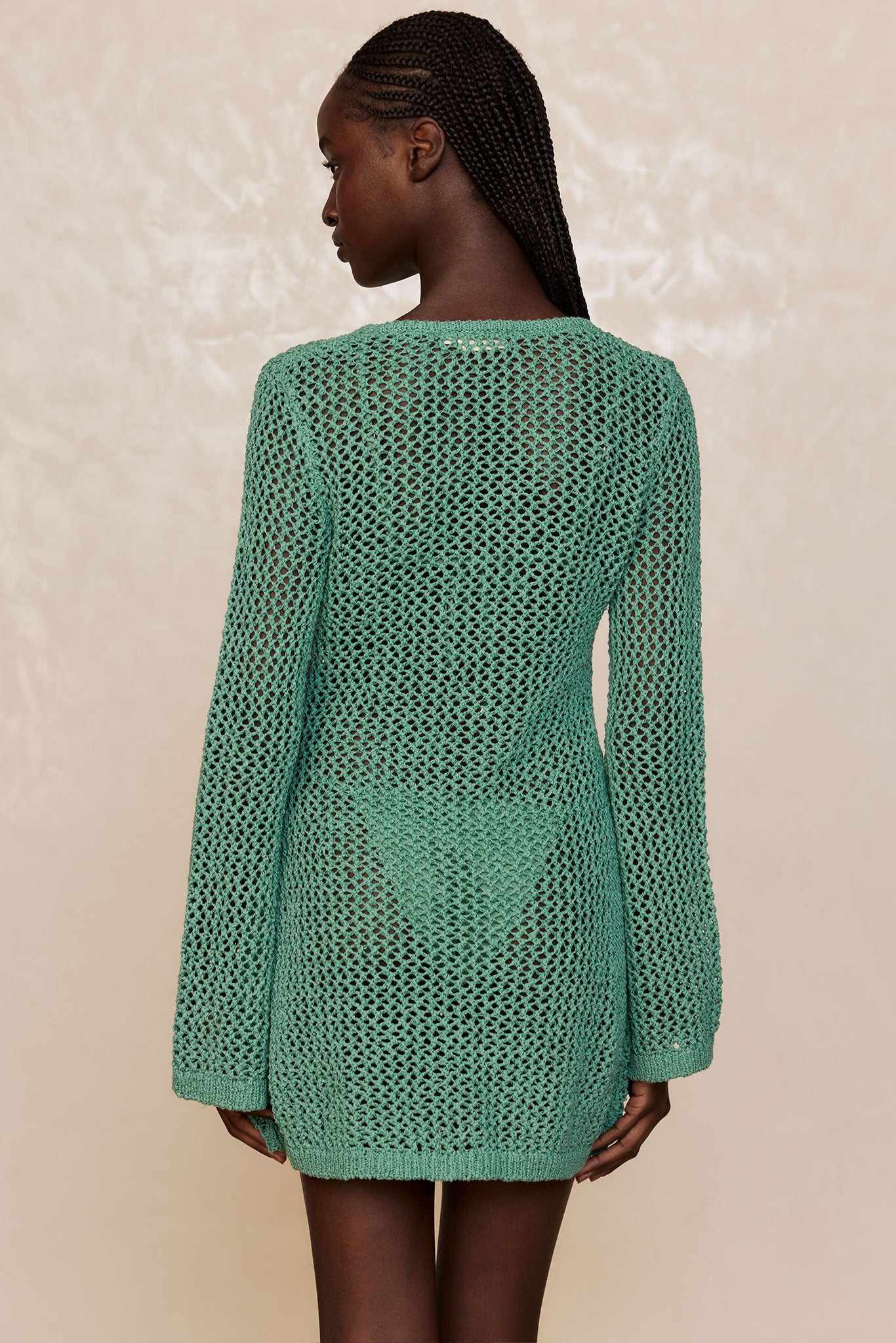 Monday Swimwear MONTEGO MINI DRESS - POND PETIT CROCHET