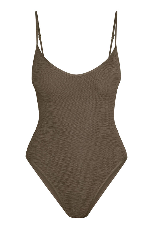 Monday Swimwear RAVELLO ONE PIECE - STONE CRINKLE