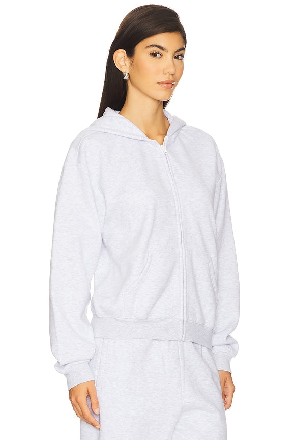 Skims Cotton Fleece Classic Zip-up Hoodie