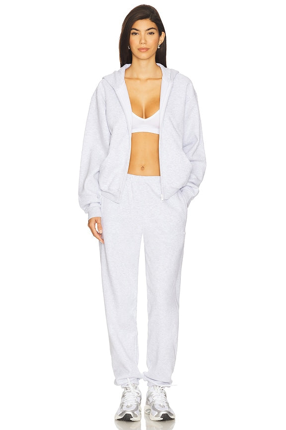 Skims Cotton Fleece Classic Zip-up Hoodie