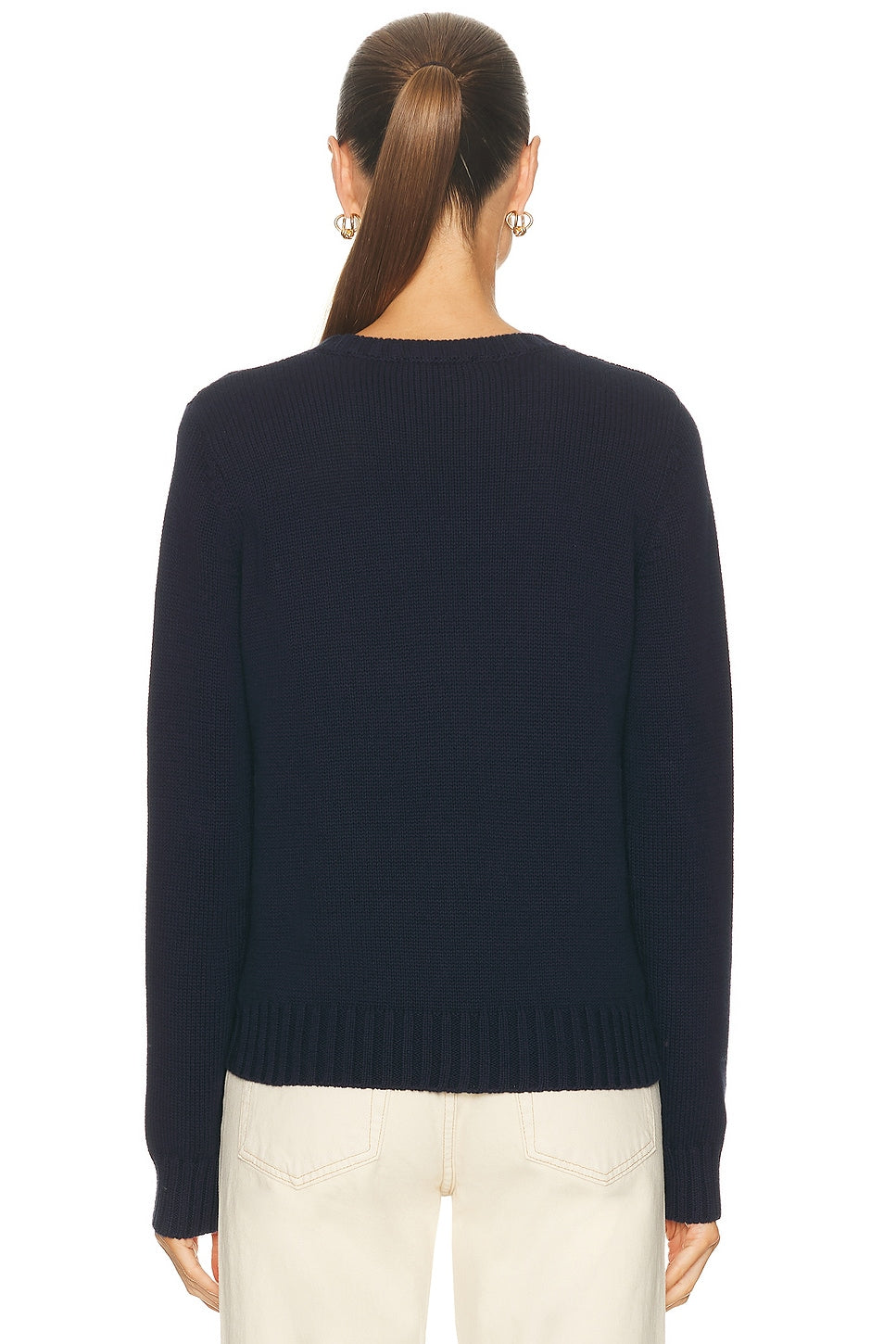 Sporty & Rich Horse Knitted Sweatshirt