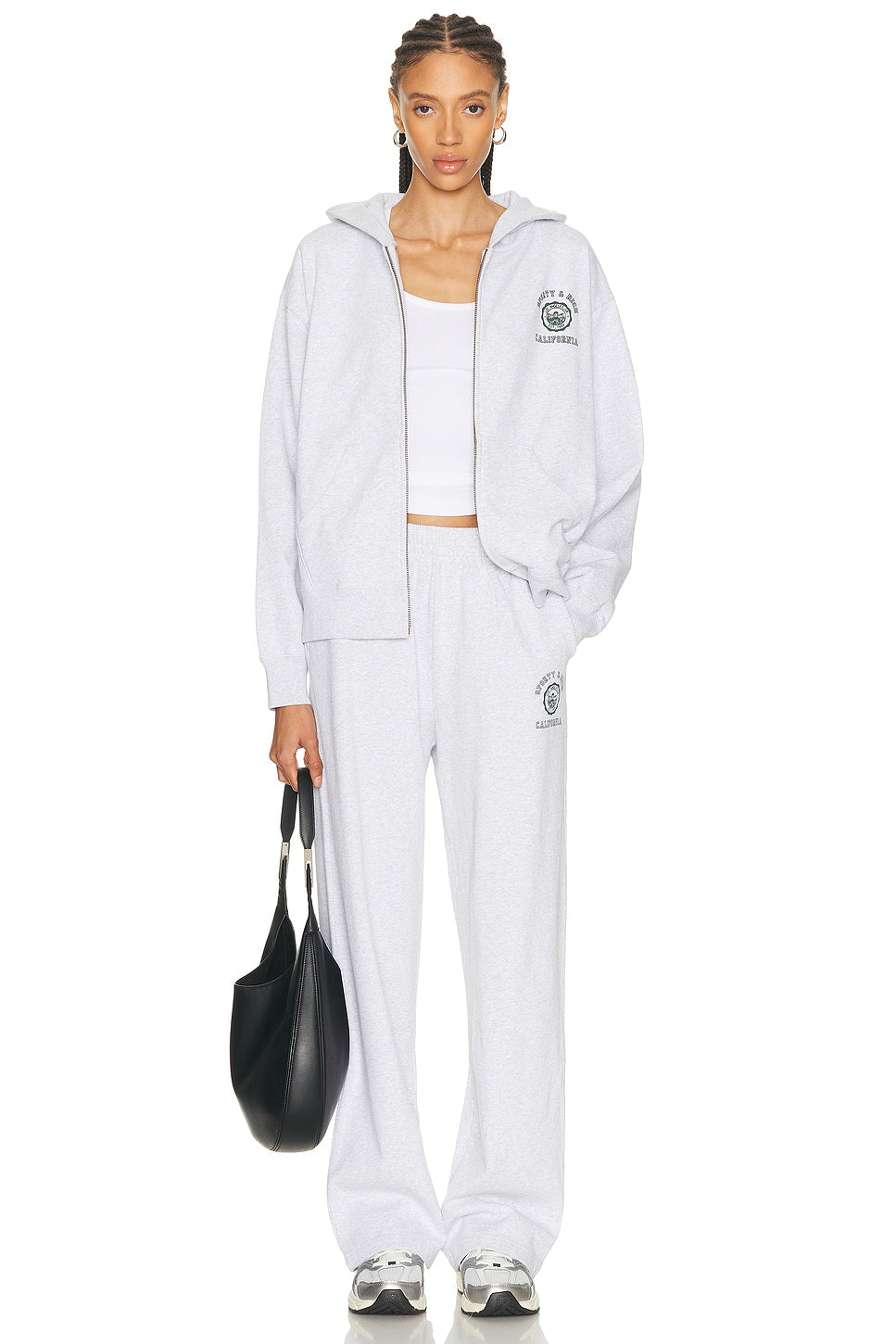 Sporty & Rich California Emblem Zip Hoodie