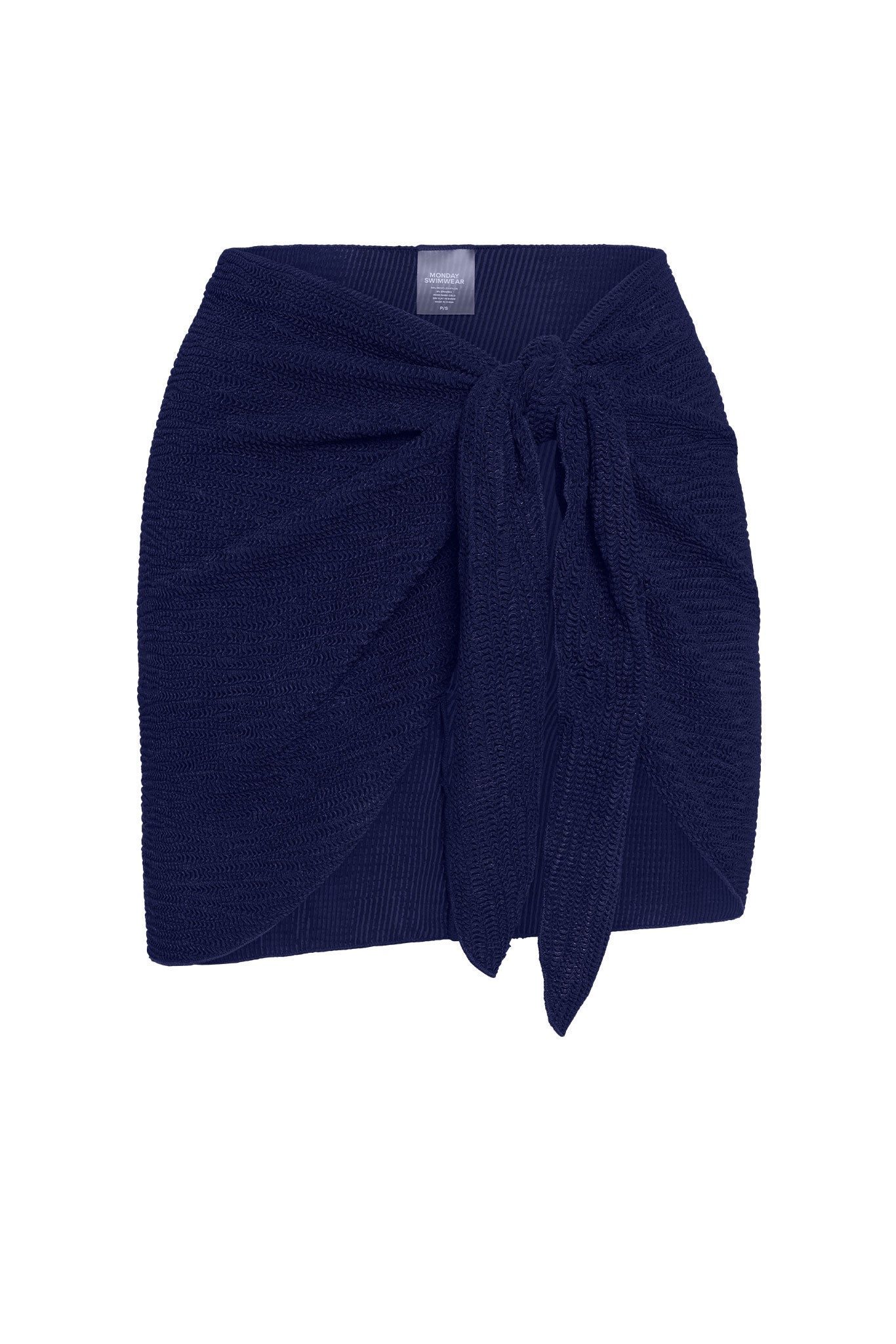 Monday Swimwear ST BARTH'S SKIRT - MIDNIGHT CRINKLE