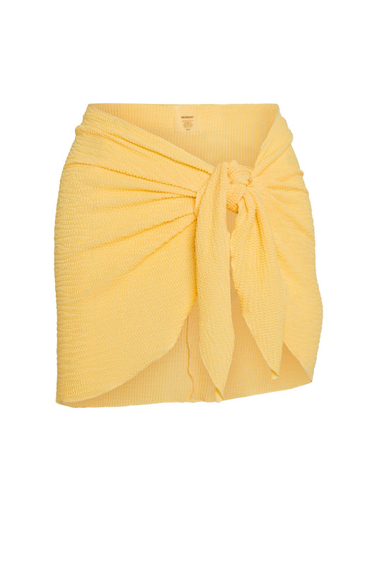 Monday Swimwear ST BARTH'S SKIRT - HONEY CRINKLE