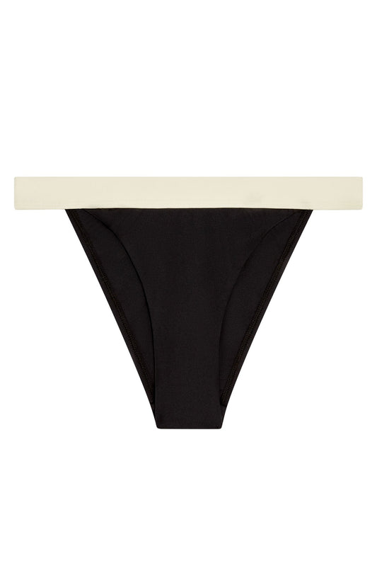 Monday Swimwear SANTORINI BOTTOM - BLACK/IVORY
