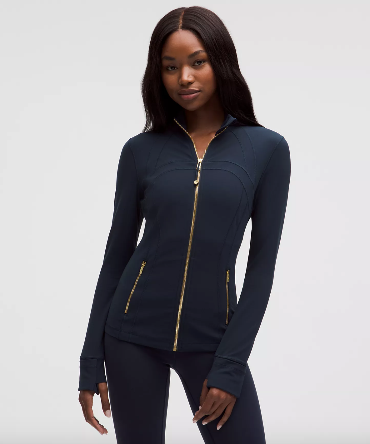 lululemon Define Jacket Nulu True Navy/Gold/Gold