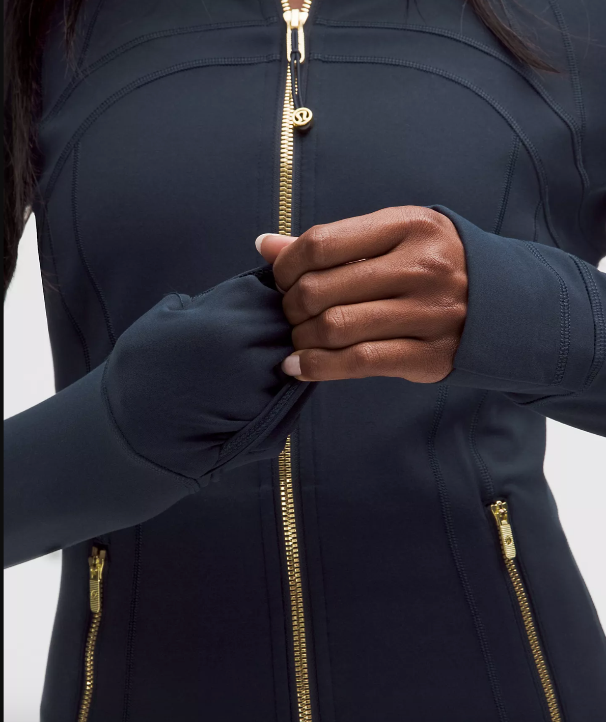 lululemon Define Jacket Nulu True Navy/Gold/Gold