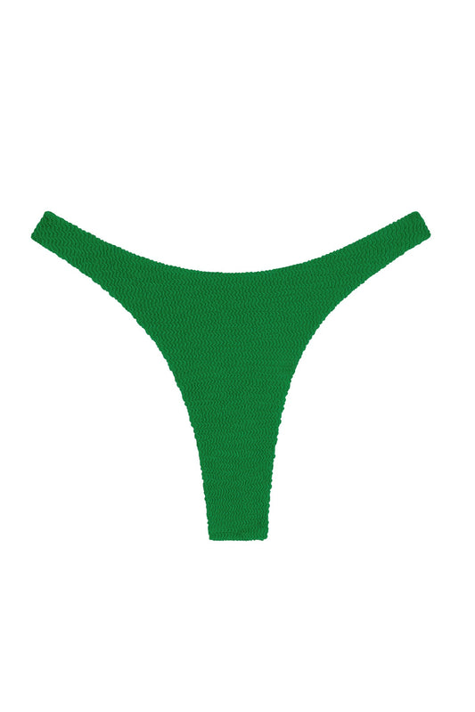 Monday Swimwear TAMARAMA BOTTOM - PALM GREEN CRINKLE