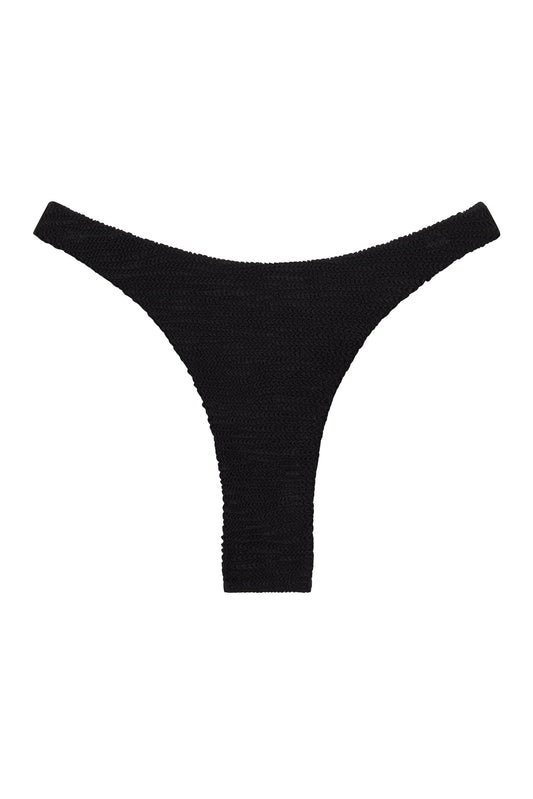 Monday Swimwear TAMARAMA BOTTOM - BLACK CRINKLE