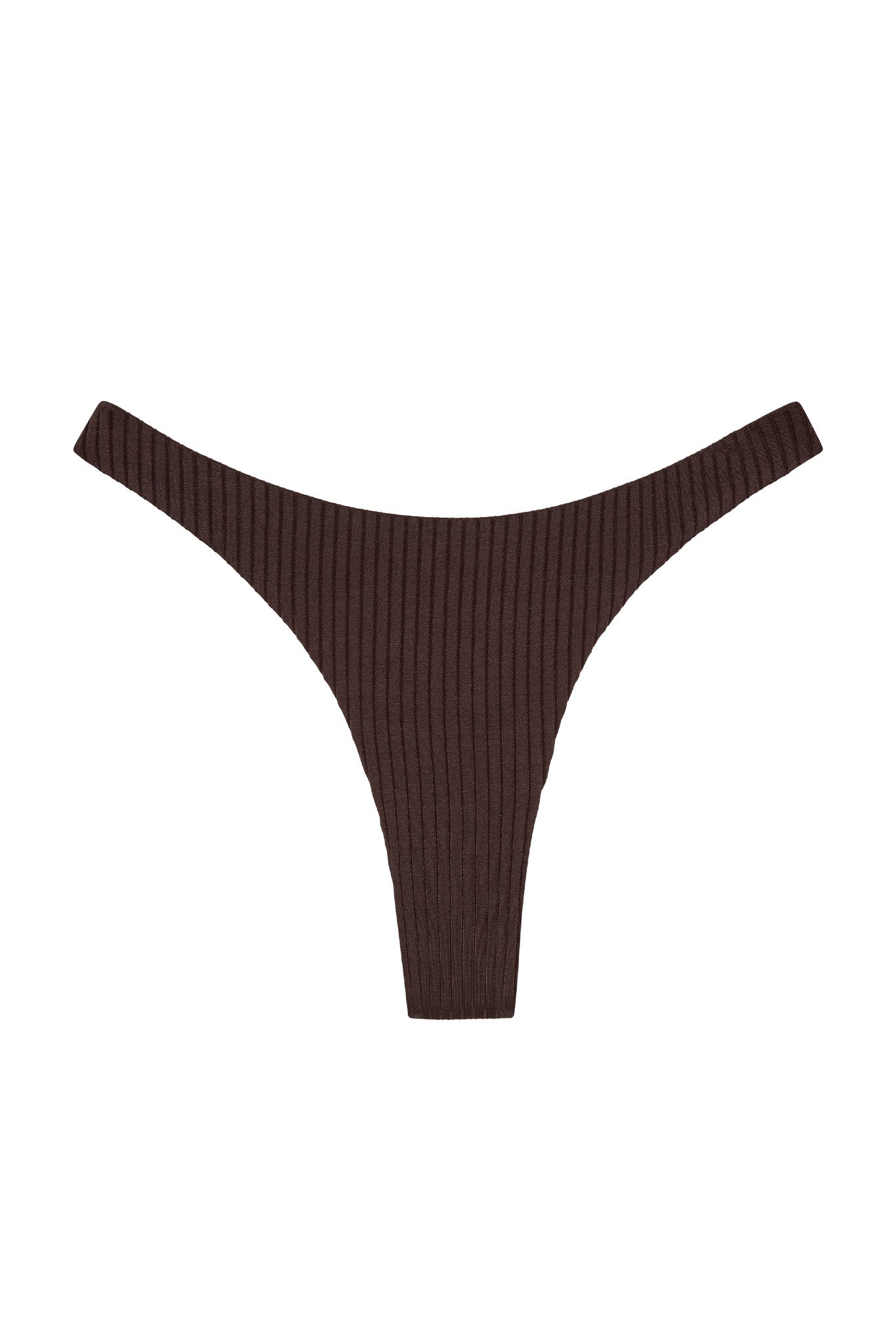 Monday Swimwear TAMARAMA BOTTOM - ESPRESSO WIDE RIB
