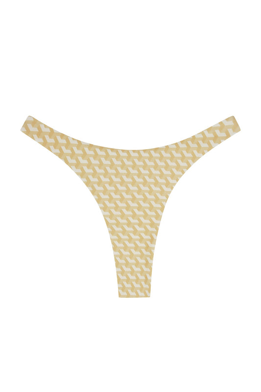 Monday Swimwear TAMARAMA BOTTOM - IVORY GEO