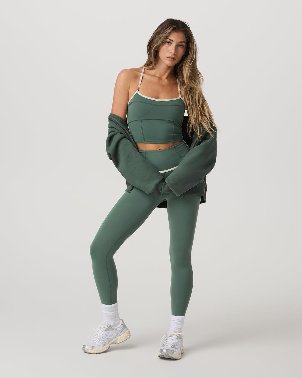 Vuori AllTheFeels Corset Legging Agate Green
