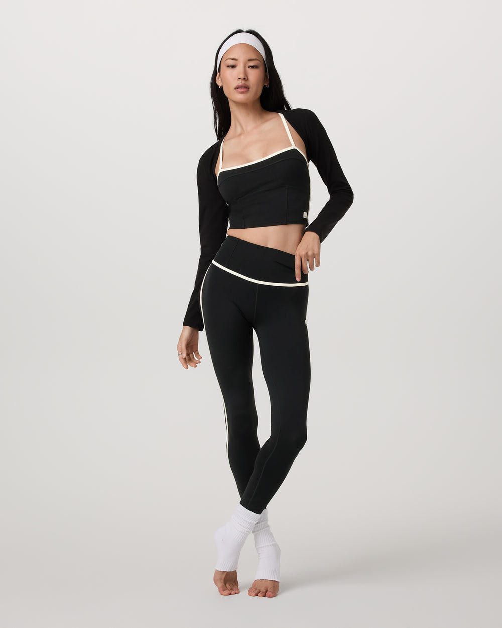 Vuori AllTheFeels Corset Legging Black