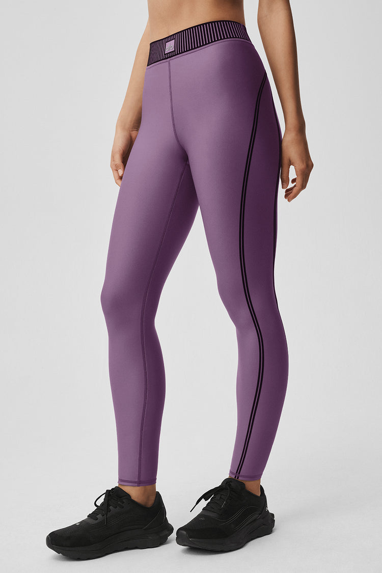 Alo Yoga Airlift High-Waist 7/8 Line Up Legging Winter Plum Kiss