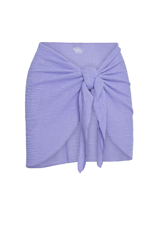 Monday Swimwear ST BARTH'S SKIRT - WISTERIA CRINKLE