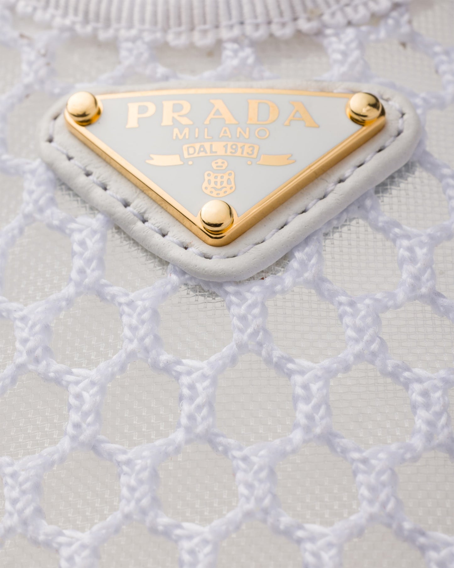 Prada Mesh fabric ballerinas White