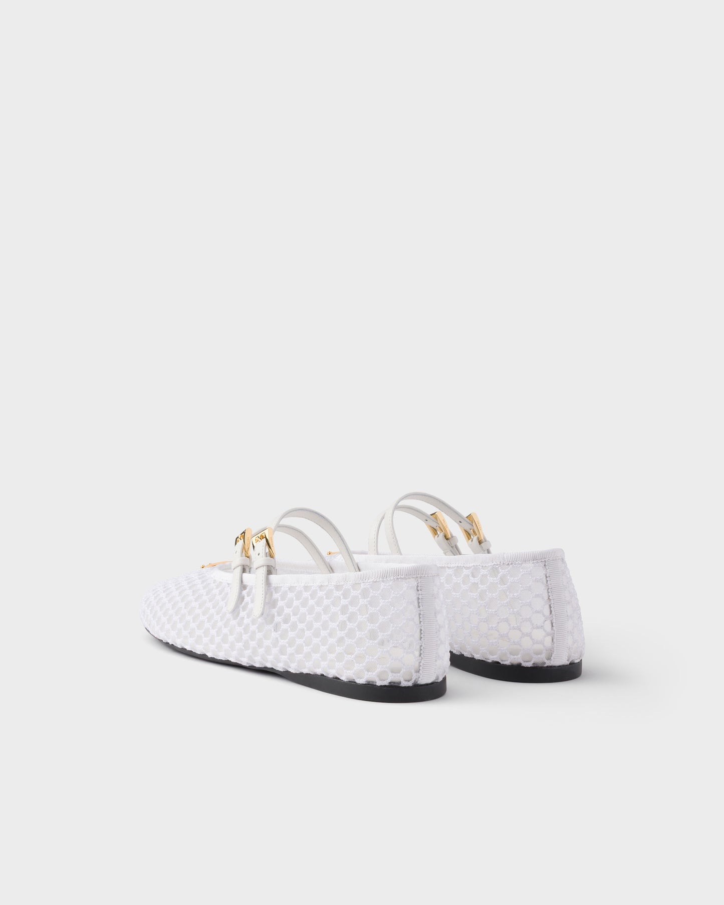 Prada Mesh fabric ballerinas White