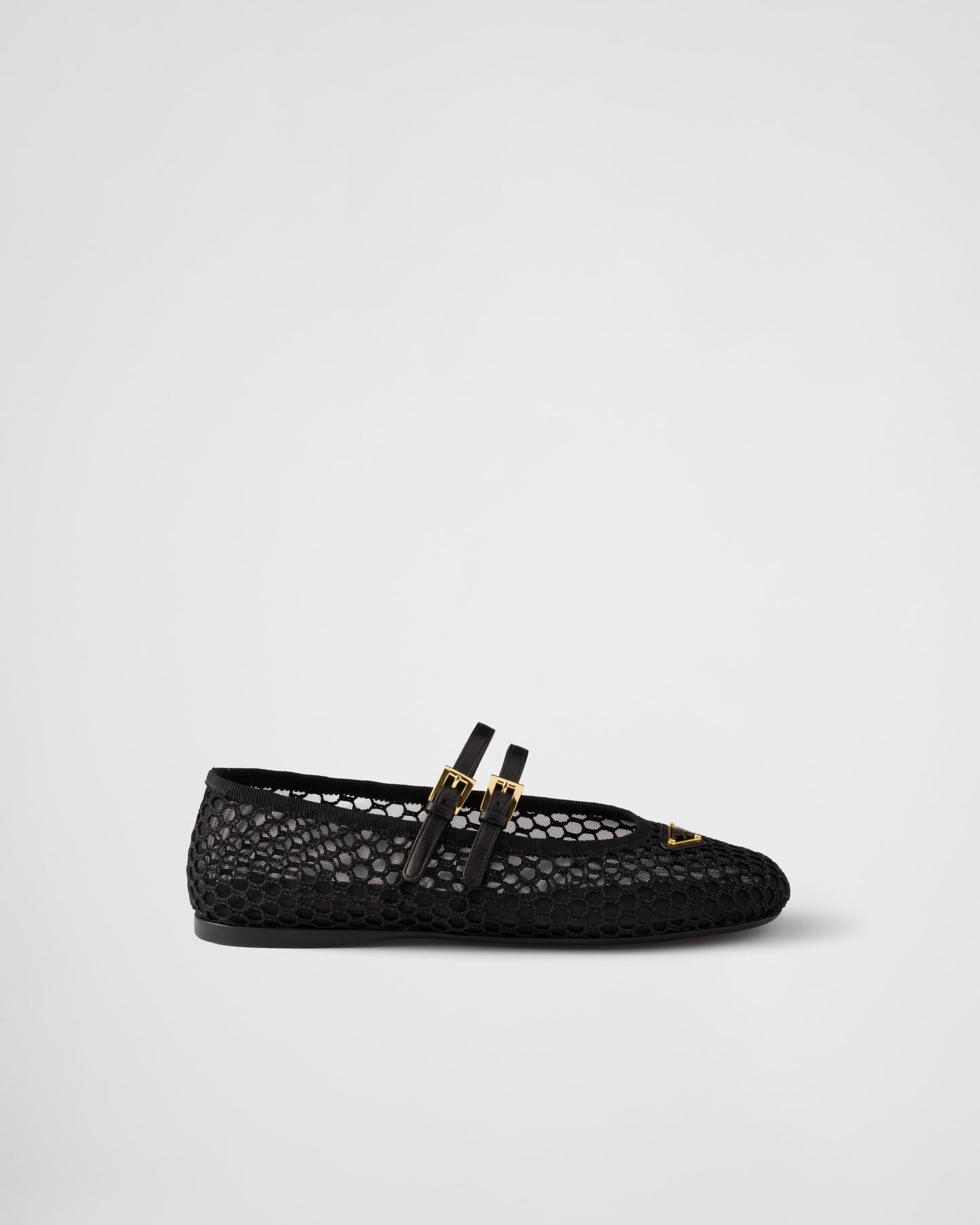 Prada Mesh fabric ballerinas Black